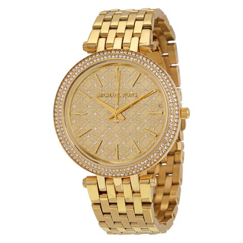 michael kors uhr gold glitter|michael kors ladies watches.